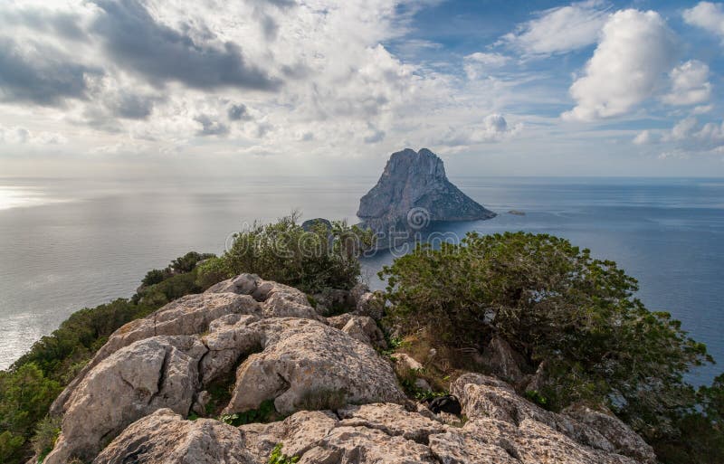 Κοίταγμα προς τη ES Vedra στοκ εικόνα με δικαίωμα ελεύθερης χρήσης