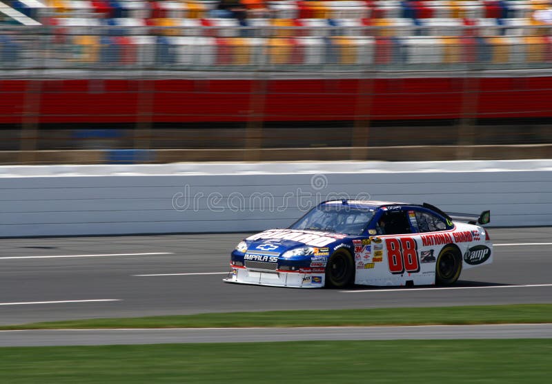 Dale Earnhardt Jr and his #88 National Guard Chevy Car of Tomorrow turn laps before the 2008 Coca Cola 600 at Lowes Motor Speedway. Dale Earnhardt Jr and his #88 National Guard Chevy Car of Tomorrow turn laps before the 2008 Coca Cola 600 at Lowes Motor Speedway.