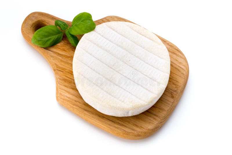 Κομμάτι camembert του τυριού που απομονώνεται στο άσπρο υπόβαθρο Από την κορυφή στοκ φωτογραφία Κομμάτι camembert του τυριού που απομονώνεται στο άσπρο υπόβαθρο Από την κορυφή στοκ φωτογραφία