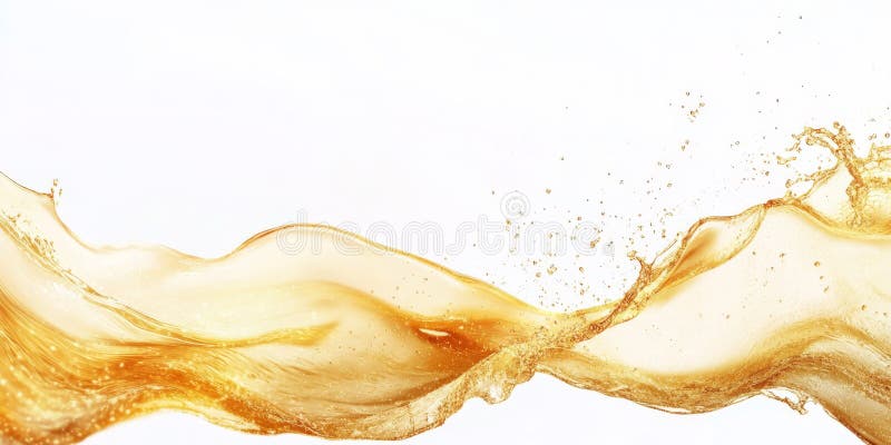 κομψή, χρυσή σχεδίαση με υγρό splash, ιδανική για λάτρεις της σύγχρονης τέχνης και συλλέκτες διανυσματική απεικόνιση