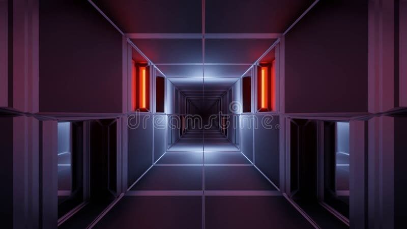 κοσμικό φόντο 3d απόδοσης μοβ και πορτοκαλί φωτισμού ιδανικό για ψηφιακό φόντο απεικόνιση αποθεμάτων