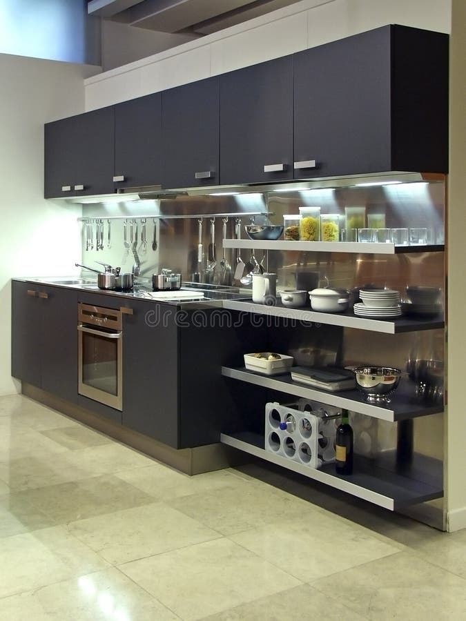 Beautiful Modern Kitchen High-end showroom furniture. Beautiful Modern Kitchen High-end showroom furniture