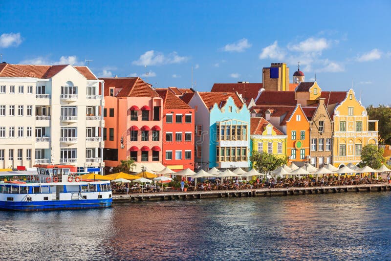 Colorful houses of Willemstad in Curacao, Netherlands Antilles. Colorful houses of Willemstad in Curacao, Netherlands Antilles.