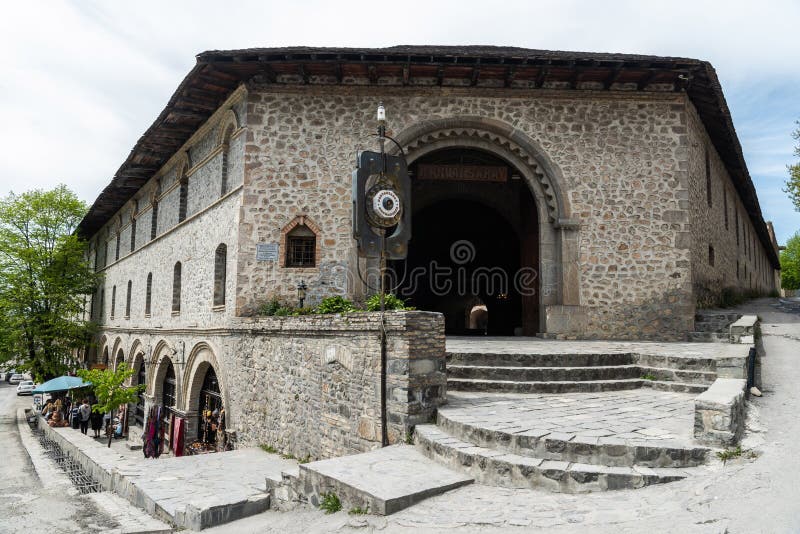 Κτήριο Karavansaray σε Sheki, Αζερμπαϊτζάν στοκ εικόνες Κτήριο Karavansaray σε Sheki, Αζερμπαϊτζάν στοκ εικόνες