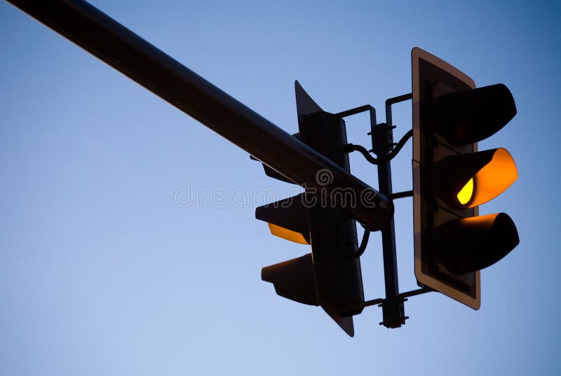 Κίτρινο φανάρι στοκ εικόνα με δικαίωμα ελεύθερης χρήσης