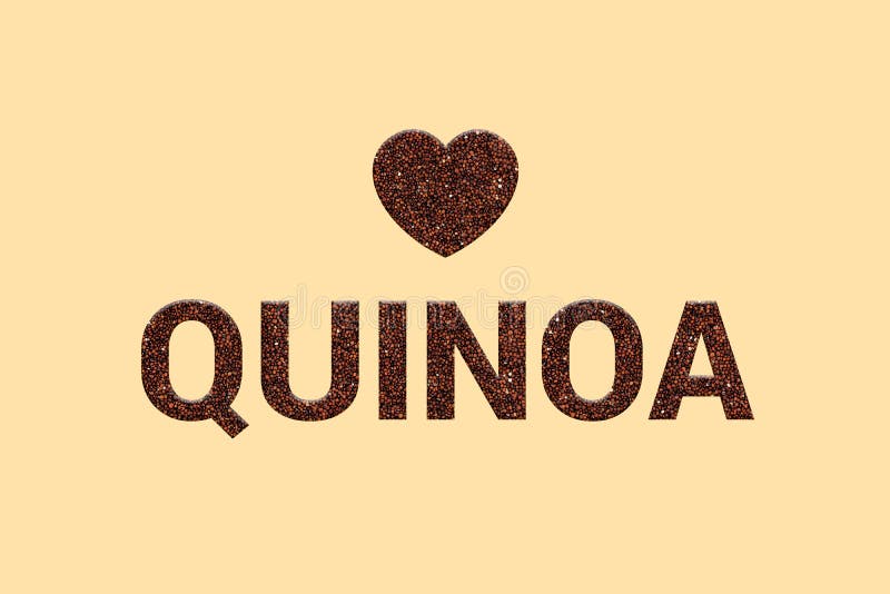 Κόκκινο Quinoa έξοχο κείμενο σύστασης σιταριών τροφίμων με την καρδιά στο υπόβαθρο χρώματος κρητιδογραφιών στοκ εικόνες Κόκκινο Quinoa έξοχο κείμενο σύστασης σιταριών τροφίμων με την καρδιά στο υπόβαθρο χρώματος κρητιδογραφιών στοκ εικόνες