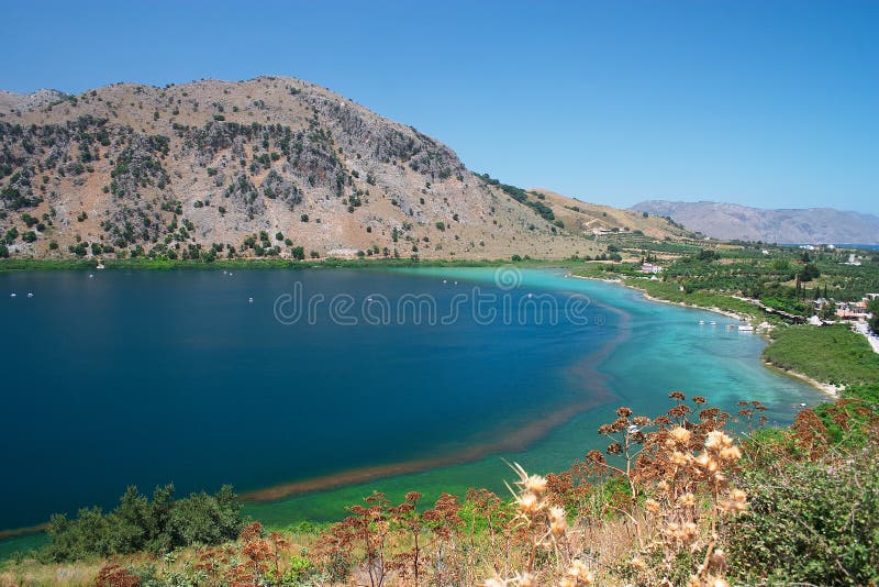λίμνη kournas της Κρήτης λίμνη kournas της Κρήτης