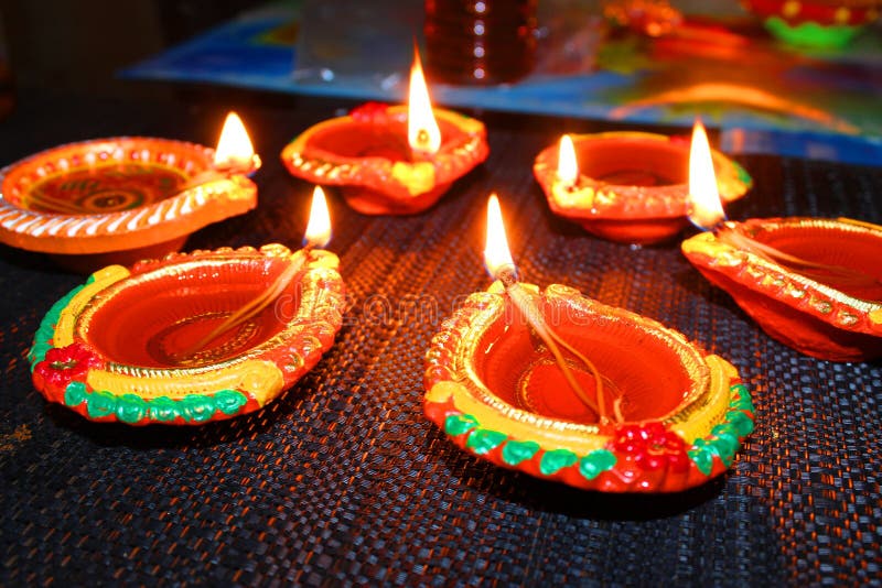 Λαμπτήρες Diwali στοκ εικόνες Λαμπτήρες Diwali στοκ εικόνες
