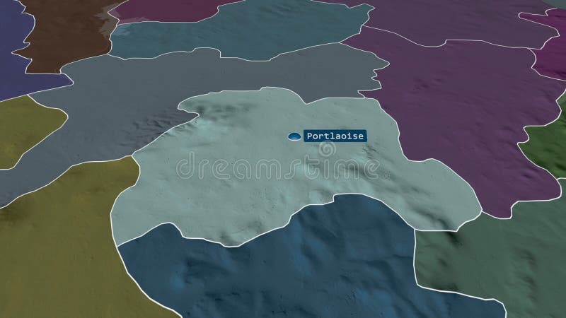 λαοϊγκέ ιρλανδία. διοικητικό ελεύθερη απεικόνιση δικαιώματος