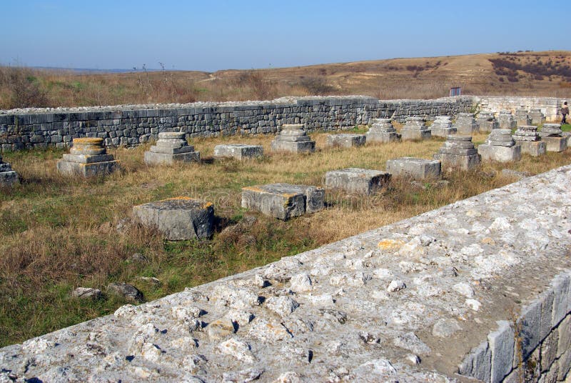 λατινικά φρουρίων adamclisi στοκ εικόνες