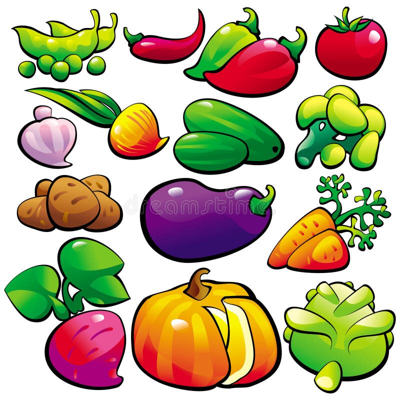 The vegetables. Baby food. Isolated-background objects. Vector illustration. In this style there are files: fruit, baby food, baby toy. The vegetables. Baby food. Isolated-background objects. Vector illustration. In this style there are files: fruit, baby food, baby toy.