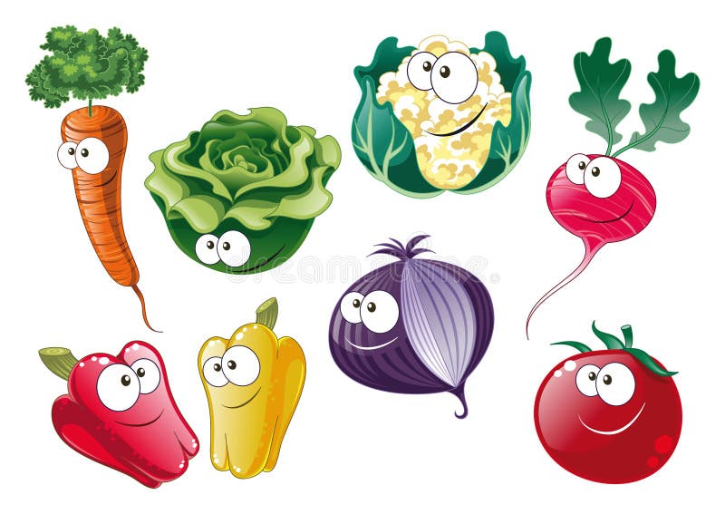 Vegetables, vector image, software: illustrator. Vegetables, vector image, software: illustrator