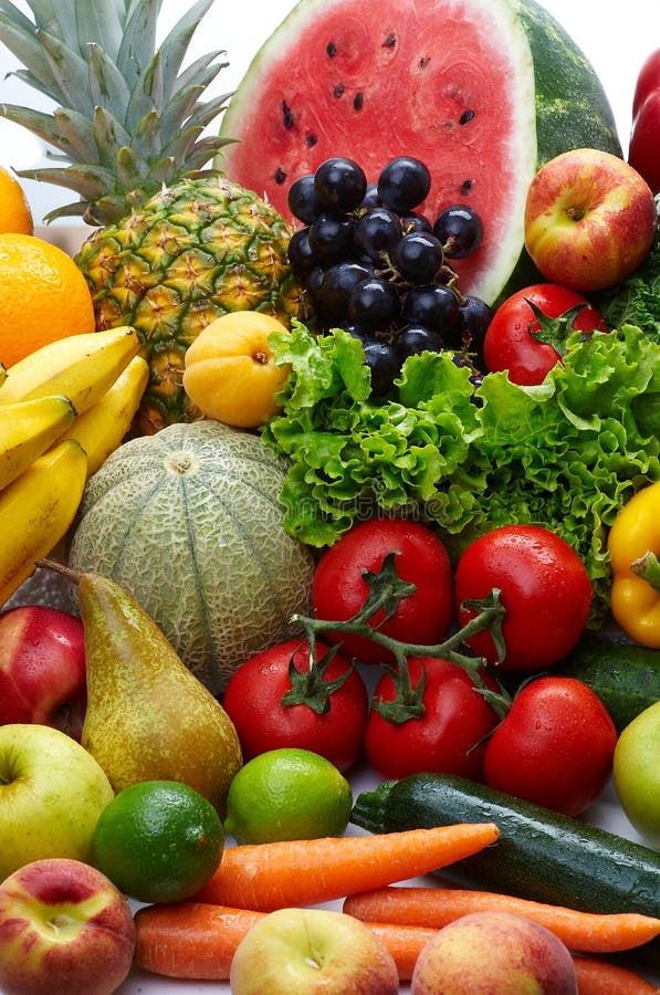 Group of different fruit and vegetables 1. Group of different fruit and vegetables 1