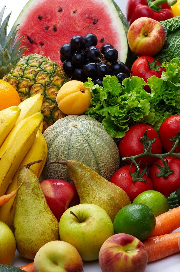 Group of different fruit and vegetables 1. Group of different fruit and vegetables 1