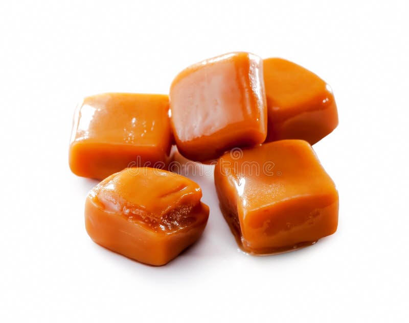 Λειωμένη toffee κινηματογράφηση σε πρώτο πλάνο καραμελών καραμέλας που απομονώνεται στο λευκό στοκ φωτογραφίες Λειωμένη toffee κινηματογράφηση σε πρώτο πλάνο καραμελών καραμέλας που απομονώνεται στο λευκό στοκ φωτογραφίες