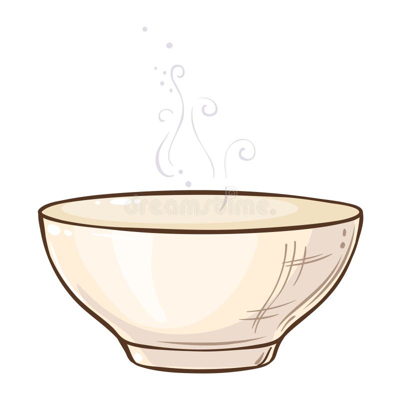 Λεπτομερής εικόνα με χρώμα Tea Bowred. ελεύθερη απεικόνιση δικαιώματος