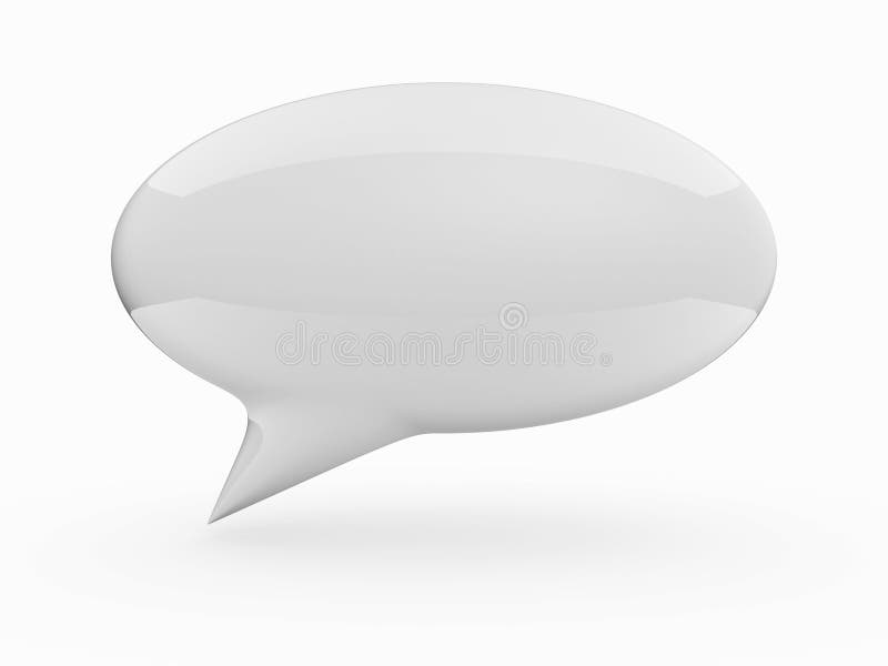 λευκό συζήτησης σύννεφων απεικόνιση αποθεμάτων