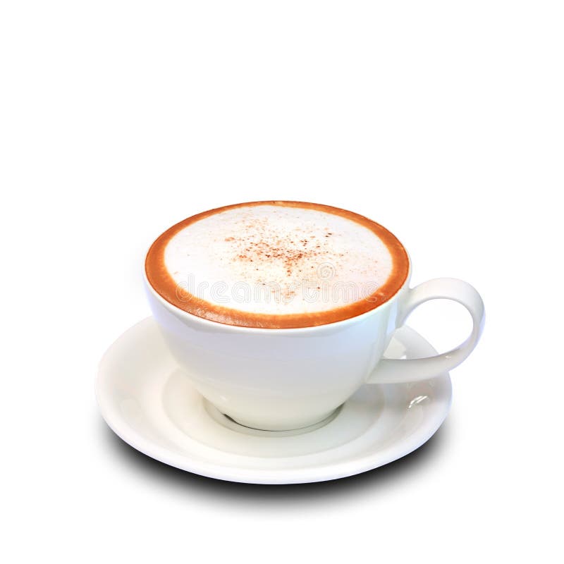λευκό φλυτζανιών καφέ cappuccino ανασκόπησης στοκ φωτογραφία με δικαίωμα ελεύθερης χρήσης
