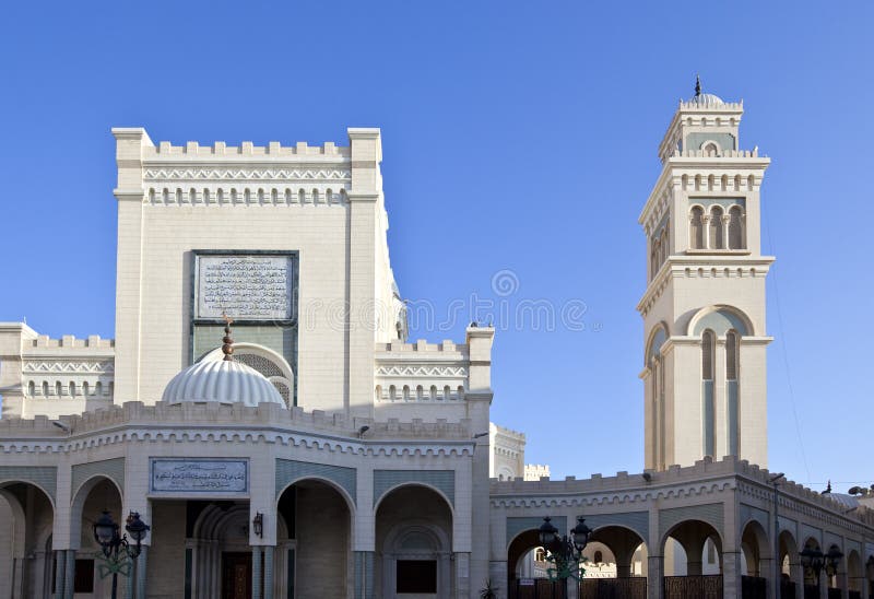 Libya,Tripoli,the Nasser mosque in the Colonial district. Libya,Tripoli,the Nasser mosque in the Colonial district