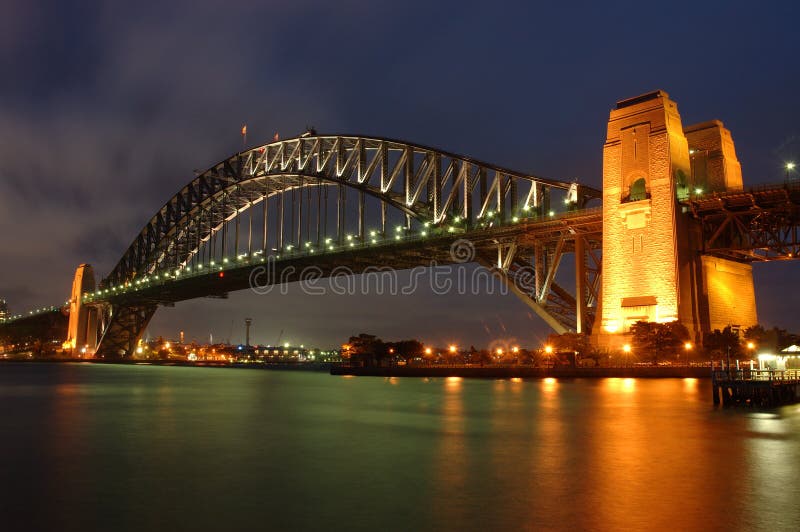 Sydney Harbour Bridge at Night. Sydney Harbour Bridge at Night