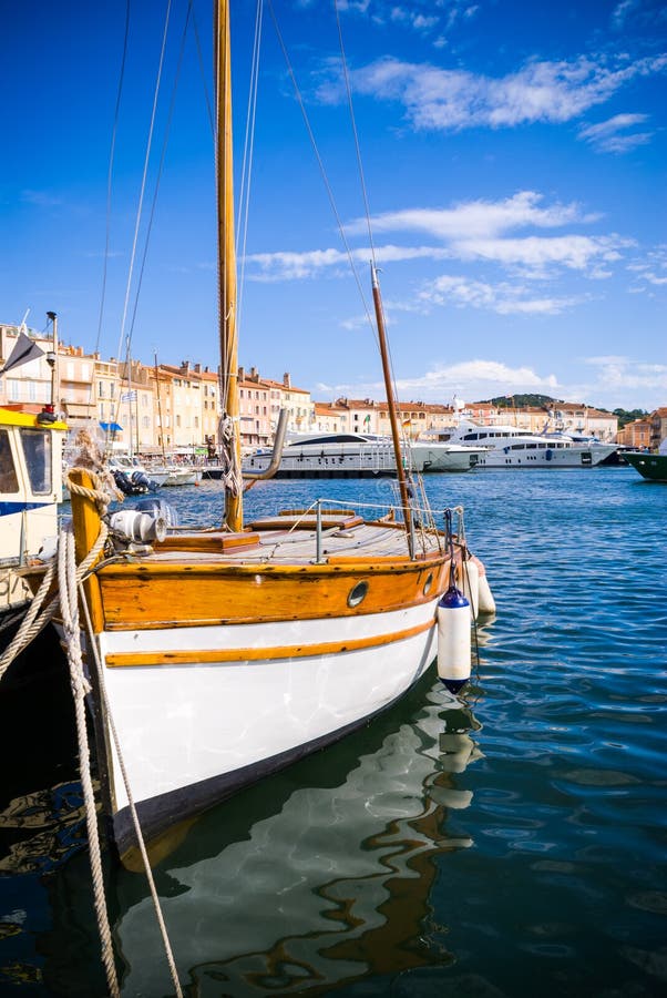 Λιμένας Άγιος-Tropez, γαλλικό Riviera στοκ εικόνες Λιμένας Άγιος-Tropez, γαλλικό Riviera στοκ εικόνες