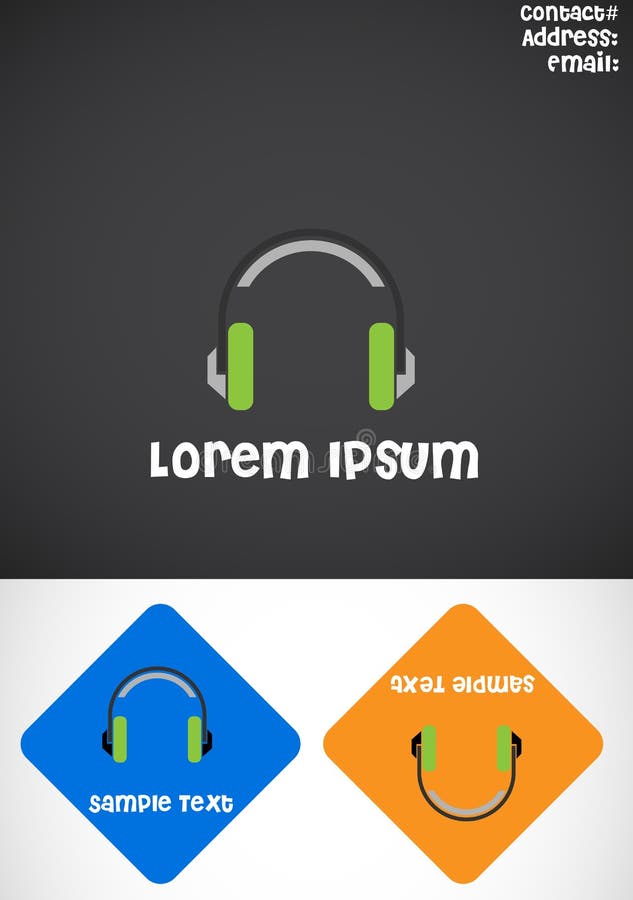 λογότυπο ακουστικών
