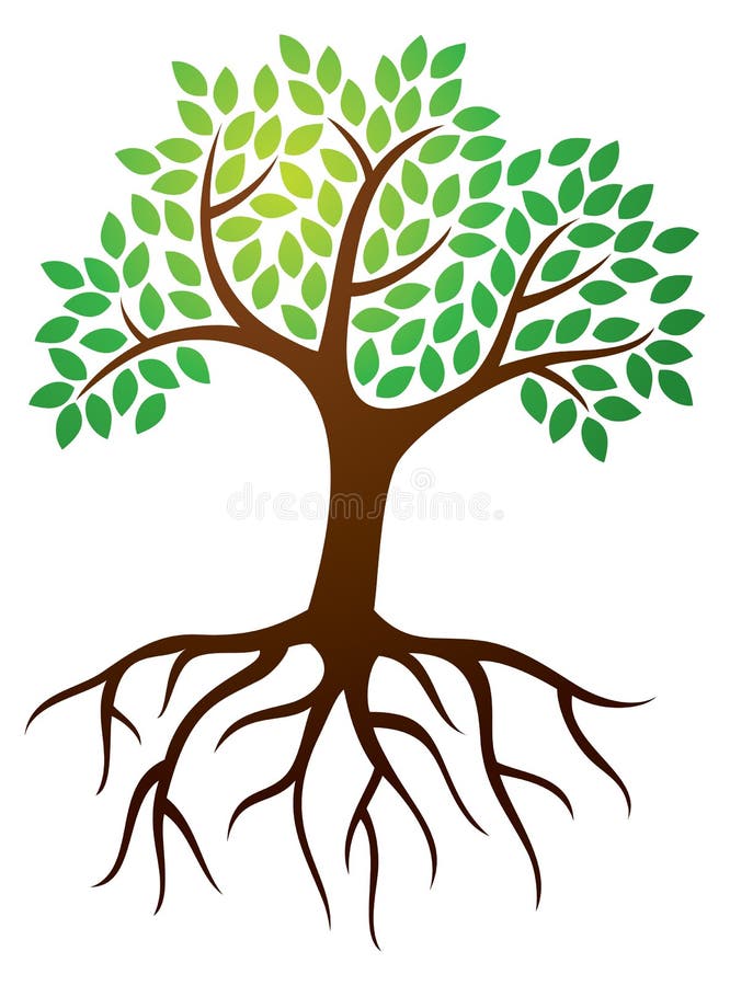 Λογότυπο ριζών δέντρων
