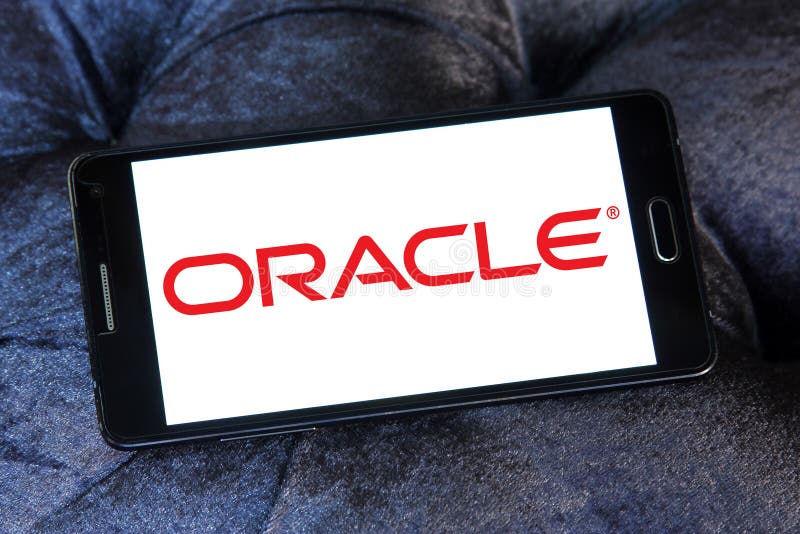 Logo of oracle company on samsung mobile phone a5. Logo of oracle company on samsung mobile phone a5