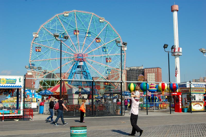 Λούνα παρκ Coney Island στοκ φωτογραφία