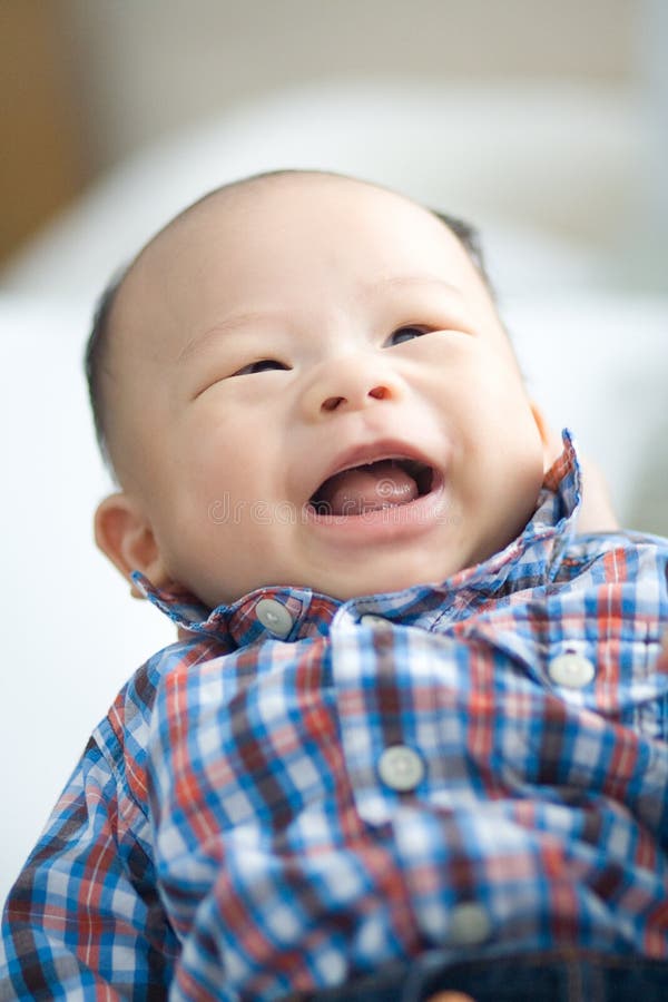 3 Month Old baby laughing loudly. 3 Month Old baby laughing loudly