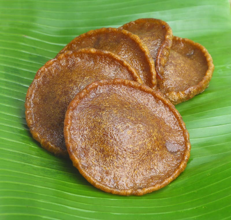 Μαλαισιανές λιχουδιές Kuih Cucur Jawa στοκ εικόνα