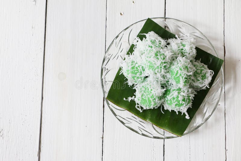 Μαλαισιανό παραδοσιακό kuih Ondeh Ondeh ή Kelepon για Ινδονήσιο στοκ εικόνες με δικαίωμα ελεύθερης χρήσης