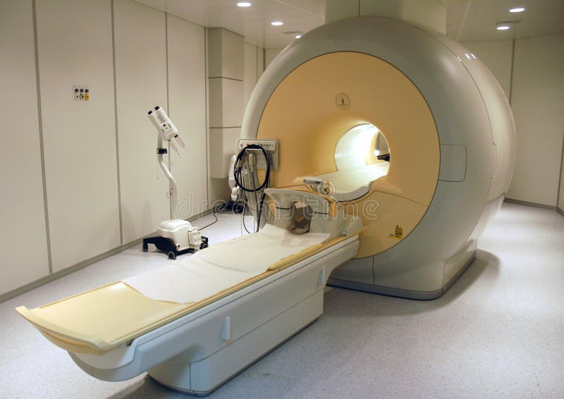 MR imaging machine in hospital. MR imaging machine in hospital