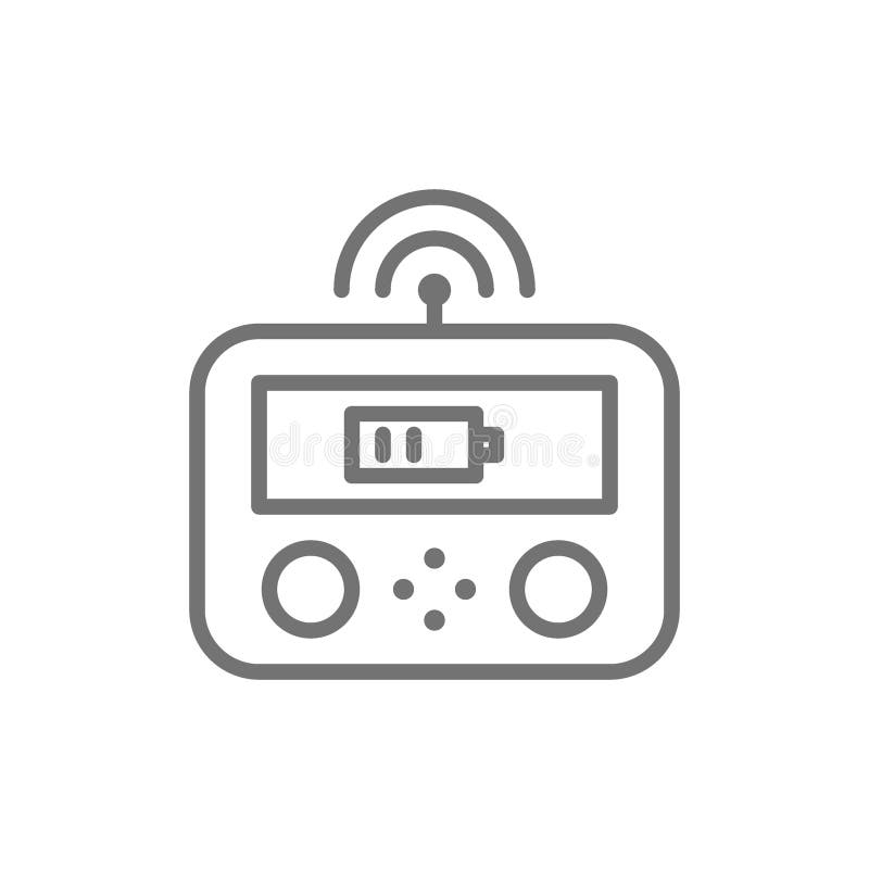 Μακρινός ελεγκτής κηφήνων, gamepad, εικονίδιο γραμμών πινάκων ελέγχου απεικόνιση αποθεμάτων Μακρινός ελεγκτής κηφήνων, gamepad, εικονίδιο γραμμών πινάκων ελέγχου απεικόνιση αποθεμάτων