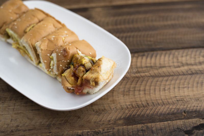 Μαλαισιανό roti John λιχουδιών στοκ φωτογραφία