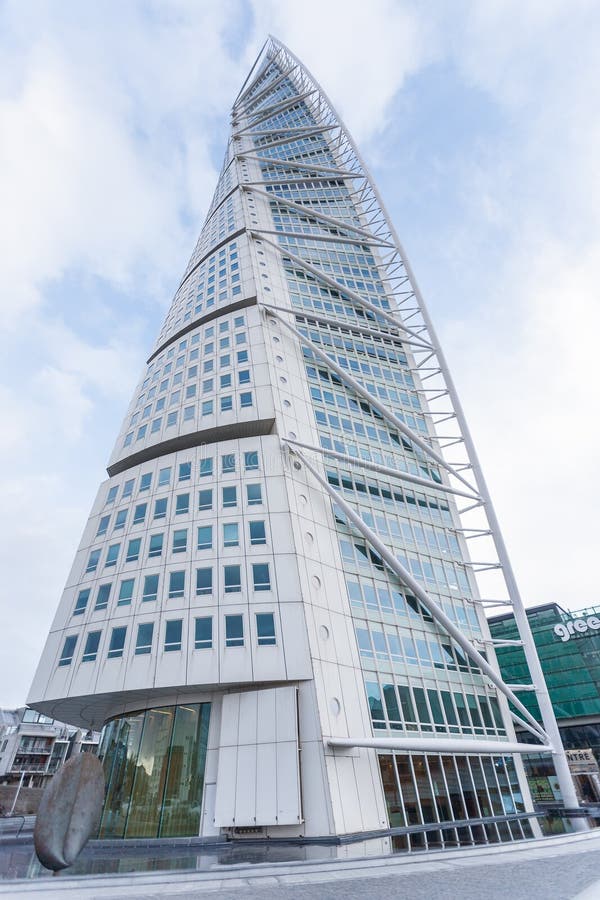 Turning Torso building in Malmö, Sweden. Turning Torso building in Malmö, Sweden