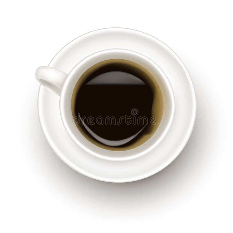 μαύρη κορυφαία όψη φλυτζα&nu διανυσματική απεικόνιση