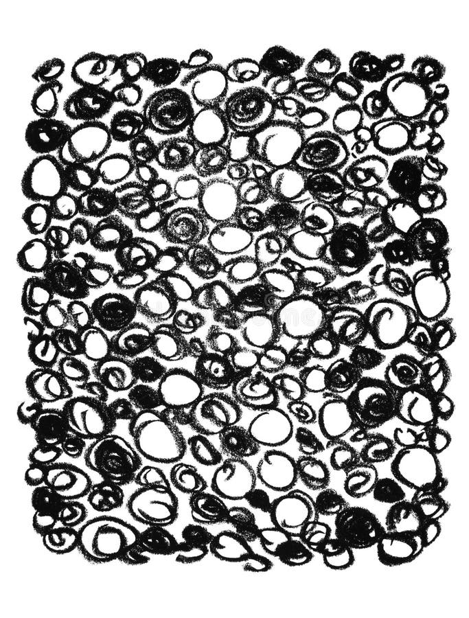 Hand-drawn black bubbles background, isolated on white. Hand-drawn black bubbles background, isolated on white.