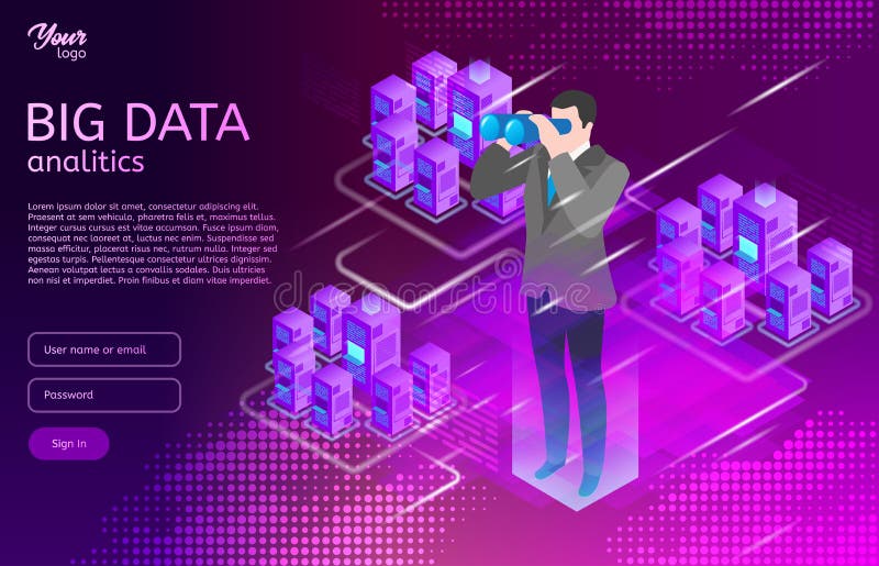 Μεγάλη έννοια σχεδίου στοιχείων isometric Άτομο στα διοφθαλμικά τηλεσκόπια χρήσης κοστουμιών Επιχειρησιακό analitics και ψηφιακό απεικόνιση αποθεμάτων Μεγάλη έννοια σχεδίου στοιχείων isometric Άτομο στα διοφθαλμικά τηλεσκόπια χρήσης κοστουμιών Επιχειρησιακό analitics και ψηφιακό απεικόνιση αποθεμάτων