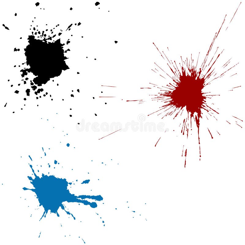 μελάνι splats ελεύθερη απεικόνιση δικαιώματος μελάνι splats ελεύθερη απεικόνιση δικαιώματος