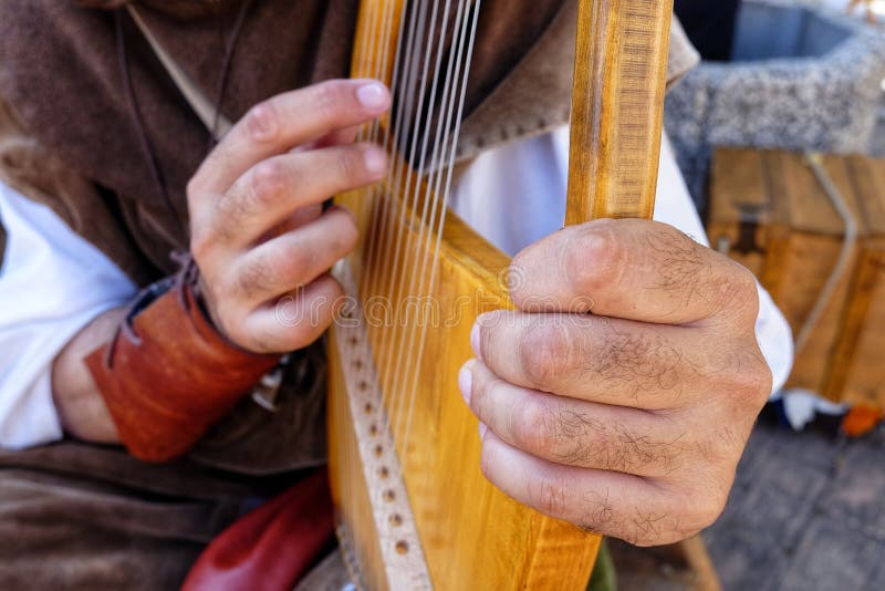 Lyre medieval musical instrument day. Lyre medieval musical instrument day