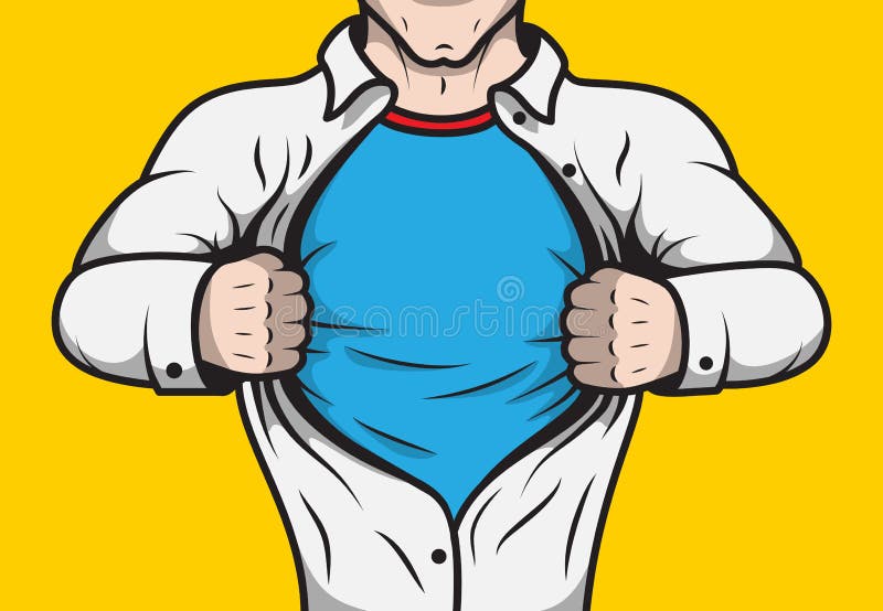 Μεταμφιεσμένο superhero κόμικς απεικόνιση αποθεμάτων