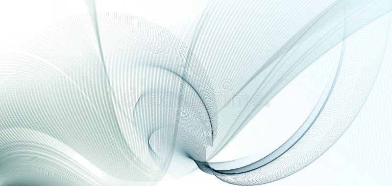 Μετατόπιση των ανοικτό μπλε γραμμών κινήσεων στο άσπρο υπόβαθρο απεικόνιση αποθεμάτων