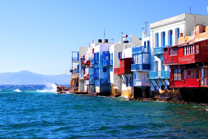 μικρά mykonos Βενετία στοκ εικόνες μικρά mykonos Βενετία στοκ εικόνες