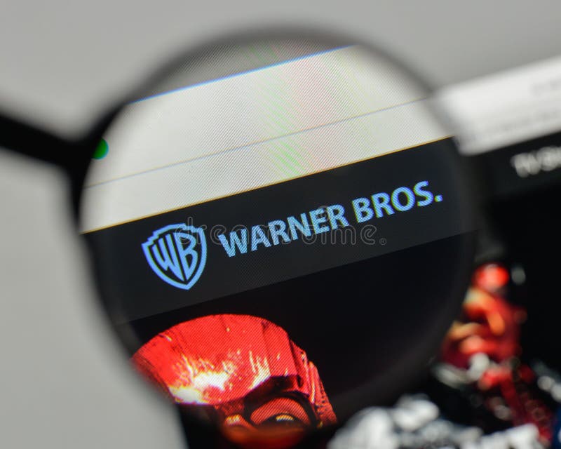 Milan, Italy - November 1, 2017: Warner Bros. logo on the website homepage. Milan, Italy - November 1, 2017: Warner Bros. logo on the website homepage.