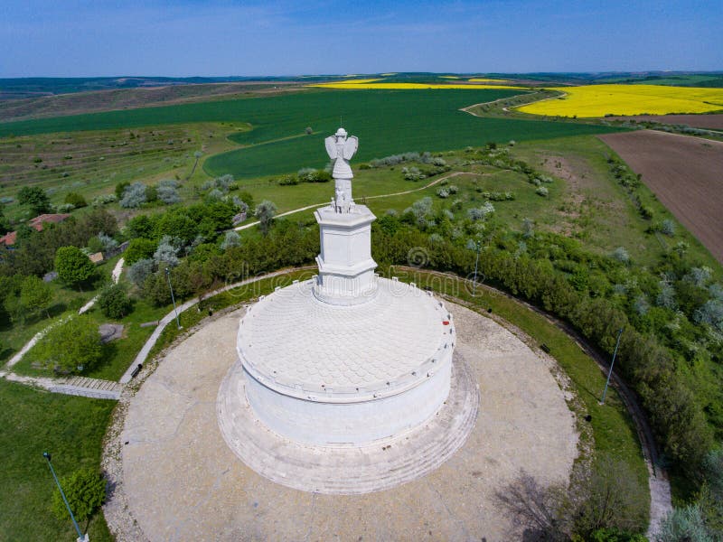 Μνημείο Adamclisi σε Dobrogea Ρουμανία στοκ εικόνες με δικαίωμα ελεύθερης χρήσης
