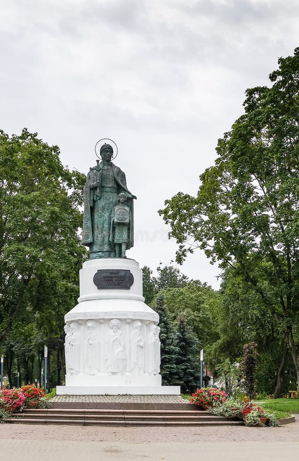 Μνημείο στην πριγκήπισσα Όλγα, Pskov στοκ φωτογραφία με δικαίωμα ελεύθερης χρήσης