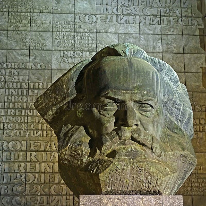 Karl Marx Monument in Chemnitz (Germany), formerly Karl-Marx-Stadt. Karl Marx Monument in Chemnitz (Germany), formerly Karl-Marx-Stadt