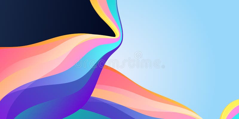 μοντέρνο μοντέρνο πολύχρωμο φόντο διανυσματική απεικόνιση