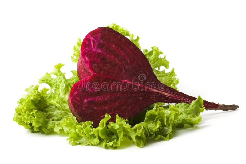 Beetroot in the shape oh heart isolated on white. Beetroot in the shape oh heart isolated on white